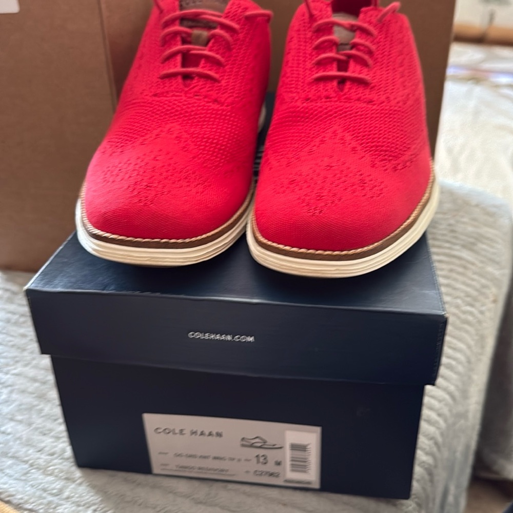 Cole Haan zero grand os size 13 knit wing tip